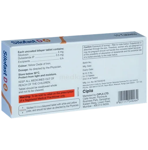 silofast d 4mg tablet 10's